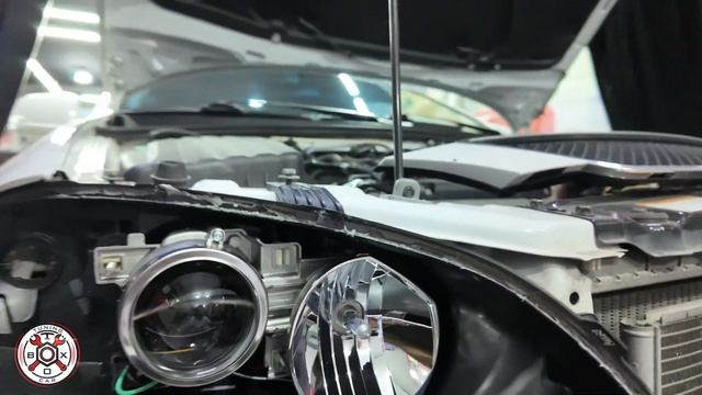 Chevrolet Gentra: Установка BI LED линз Aozoom на фары американки - У