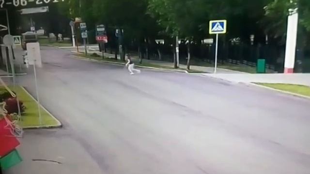 Водитель не пропустил пешехода в Вилейке