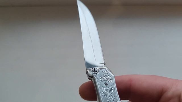 Выкидной нож итк, ручная работа.