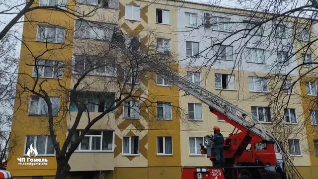 Возгорание на Сельмаше в Гомеле 30.03.2021