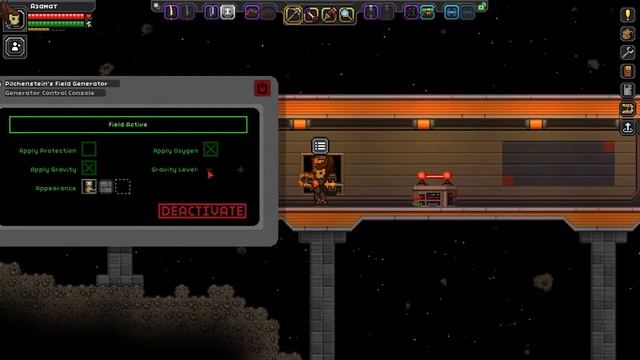 Starbound Мод (Field Generator)