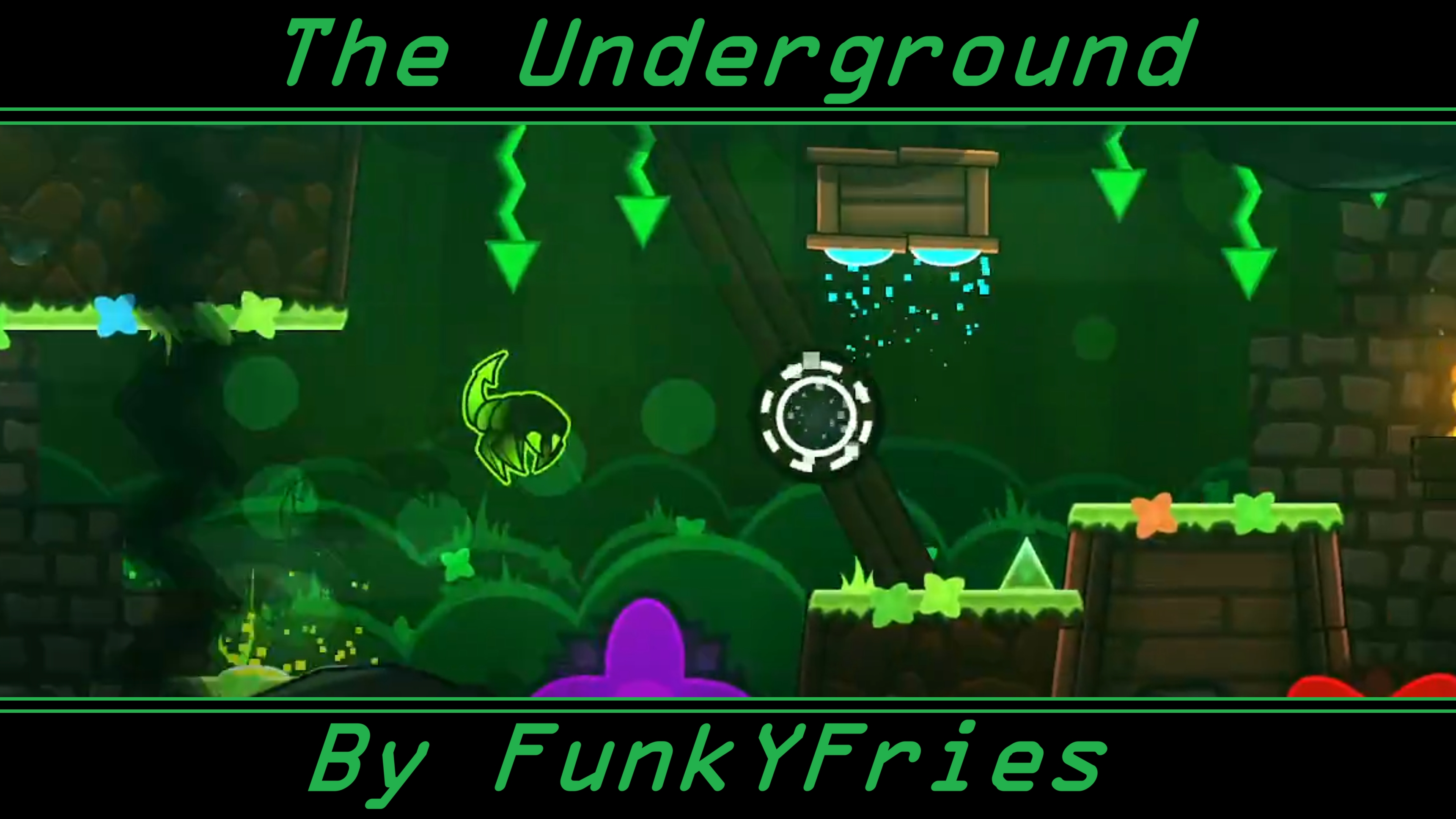 The Underground By FunhYFries I Weakly Easy DEMON I Geometry Dash.