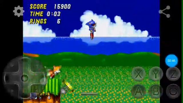 Metal Sonic In Sonic 2 Прохождение хака