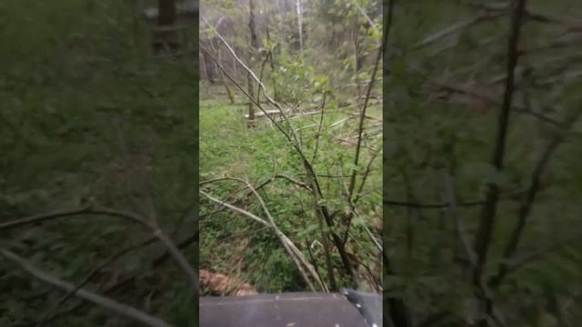 Вездеход ТДН (мосты УАЗ), работа по лесу без подключени