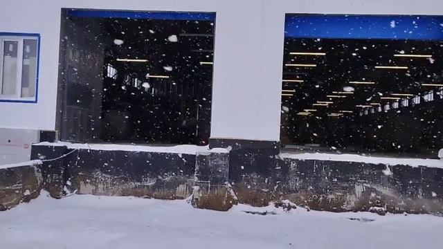 Промышленные секционные ворота цвет Синий DoorHan ISD 01