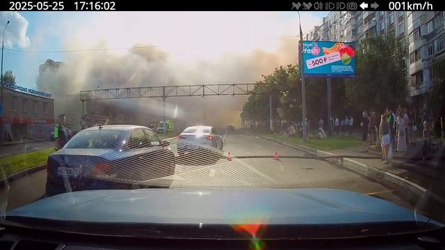 Пожар в ТЦ в Королеве 25.05.2025 г.