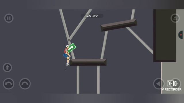 Играю в Happy Wheels моё первое видео