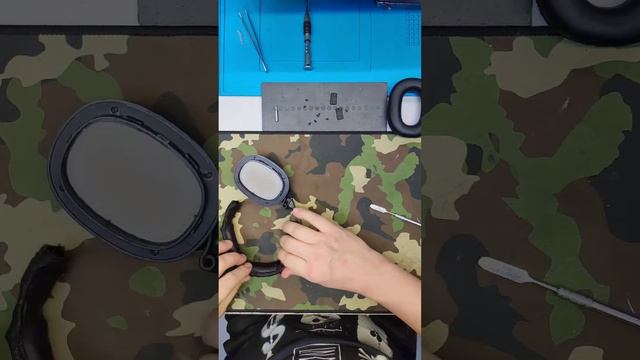 РАЗБОР И ЗАМЕНЫ КОЖИ В ОГОЛОВЬЕ ПОЛНОРАЗМЕРНЫХ НАУШНИКОВ MARSHALL MONITOR 2