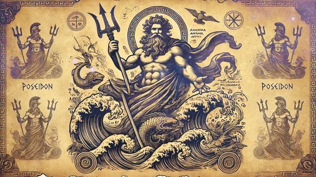 🌊🔱 Посейдон: Владыка Океана и Грозный Титан 🔱🌊