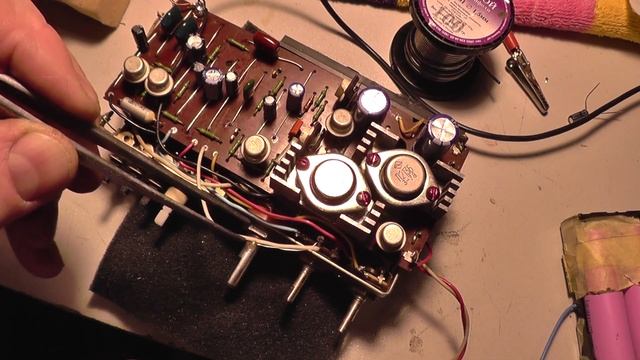 Провод треснул пополам, УНЧ Океан 209 плата 460