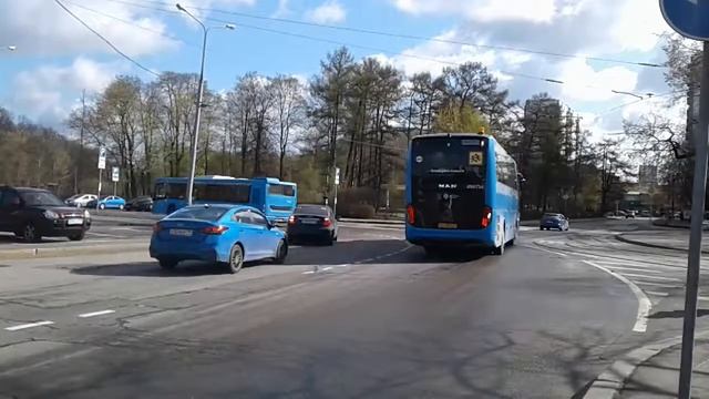 Автобус самого ГУП МОСГОРТРАНС номер 090734.