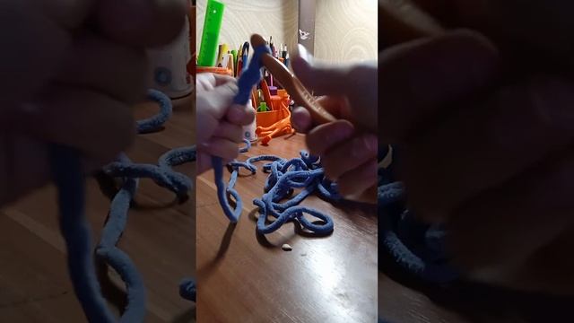 учимся вязать ряд воздушных петель крючком