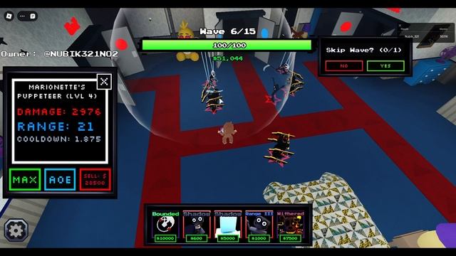 Я КОПИЛ НА ЭТУ ИМБУ 1 МЕСЯЦ! 2 СЕРИЯ FIVE NIGHTS TOWER DEFENCE!