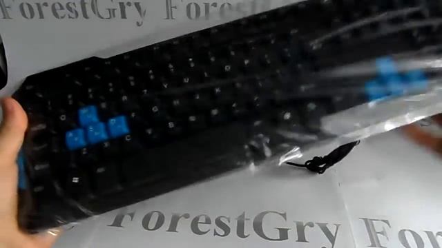 Распаковка игровой клавиатуры SVEN CHALLENGE 9500