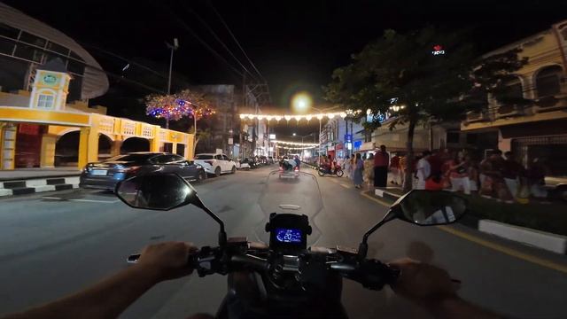 Phuket Town Night Ride With DJI OSMO ACTION 4| Ночной обзор|