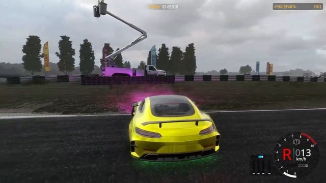 дрифт мерседес на руле