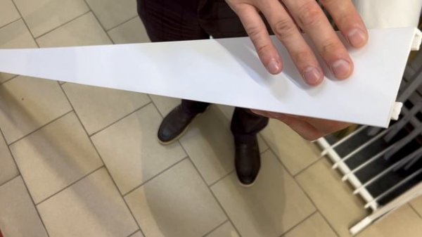 Плинтус СОЛИД 1 UHD 46/80 80*16*2000 Белый под покраску