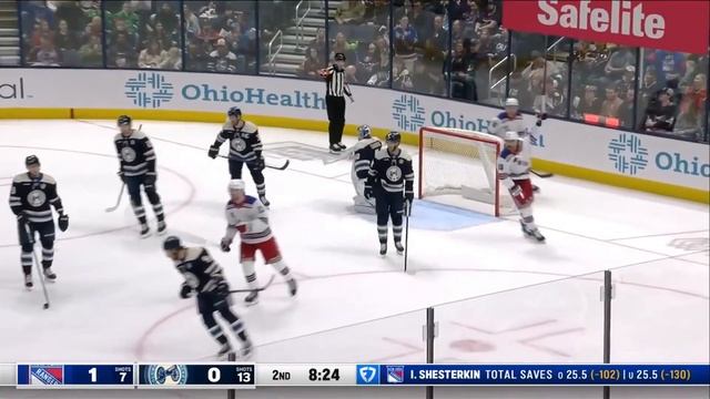 Коламбус Блю Джекетс - Нью-Йорк Рейнджерс НХЛ Регулярн