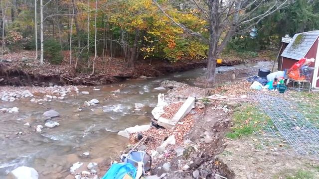 Livingston Manor Flood Последствия,Селевого потока,в штате Нью Й