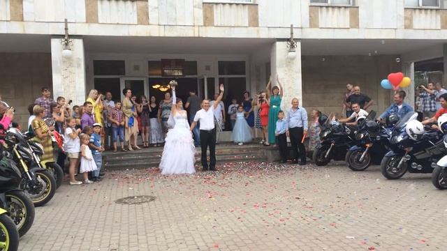 Мотосвадьба Вовы и Кати ЗАГС Минеральные Воды