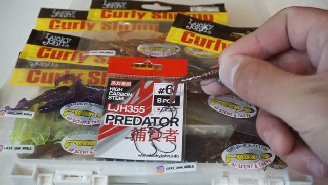 Твистер или Рак Уловистый Силикон Lucky John Curly Shrimp 2 Обзор