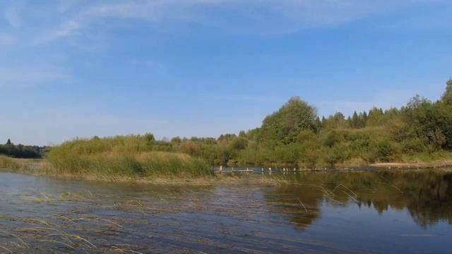 Кубена 2# . сплав по реке Вологодской области . 2024 г.