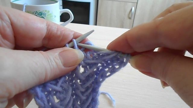 Узор 2140 спицами