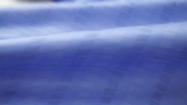 Трикотаж шелковистый голубой со стежками