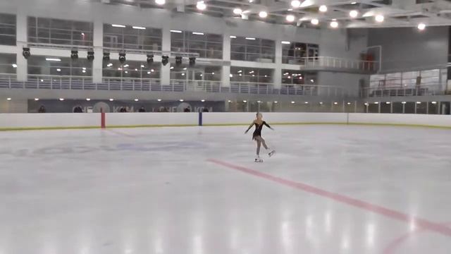 Турнир ЦФМ по фигурному катанию на коньк 1 й юношеский, девочки Произвольная программа 11# Мария ПЛ