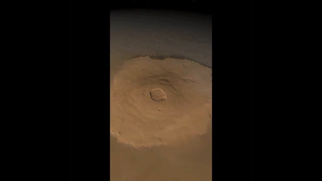 Олимп на Марсе. Высота 26 километров. Самая большая гора в Солнечной системе.