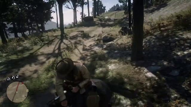 Red Dead Redemption 2  охота на медведя!!!