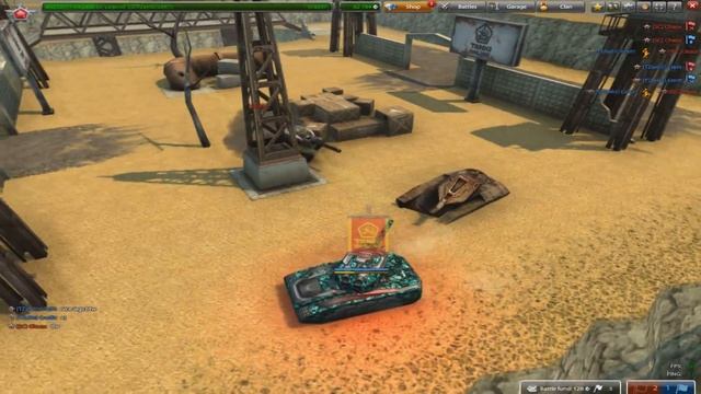 ТАНКИ ОНЛАЙН Credit Vs Chaos (Lagger) (Zone) 1-1 XP/BP
