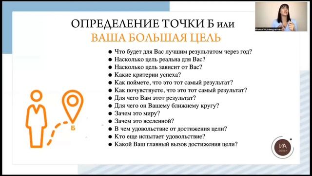 Как определить точку Б & Ваша большая цель?