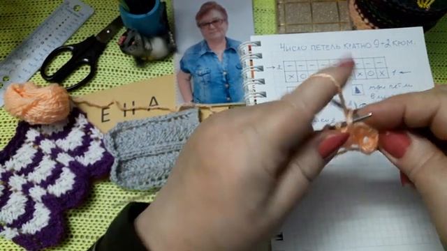 АЖУРНЫЙ УЗОР СПИЦАМИ//ВАРИАНТЫ ВЫВЯЗЫВАНИЯ//НАЧАТЫЙ ПРОЦЕСС//
