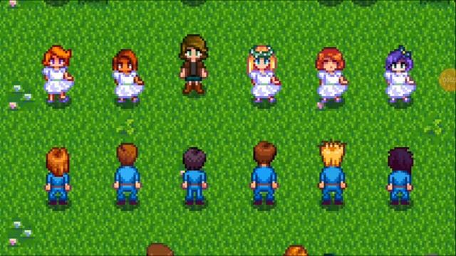 цветочные танцы в игре Stardew Valley