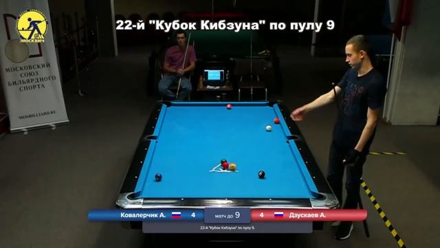 2 SF А. Ковалерчик (A. Kovalerchik) - А. Дзускаев (A. Dzuskaev) 22 Кубок 