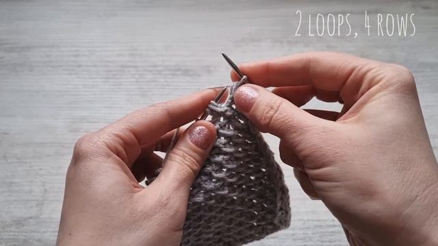 Рельефный фоновый узор спицами🧶knitting Pattern.