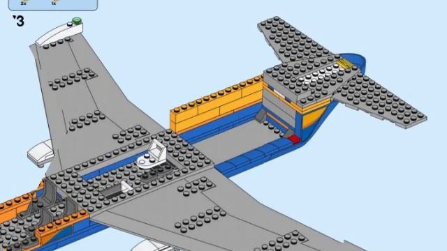 LEGO City Пассажирский самолёт (60262), инструкция по сборке