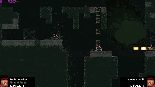 Broforce совместное прохождение часть 2: ЭПИК!!!