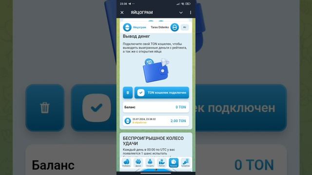 Яйцограм - Как вывести деньги на кошелек