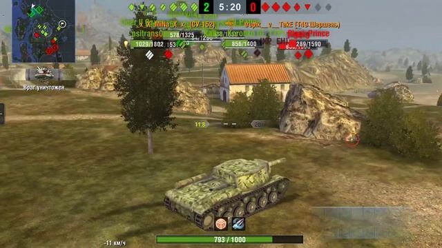 World Of Tanks Blitz, СУ-152 как я играю.