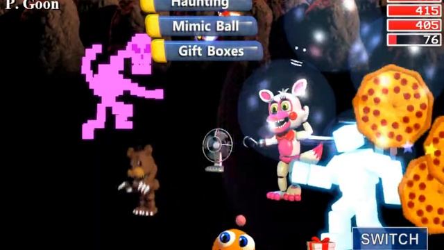 Прохождение FnaF World БОСС РАДУГА Проигрыш((
