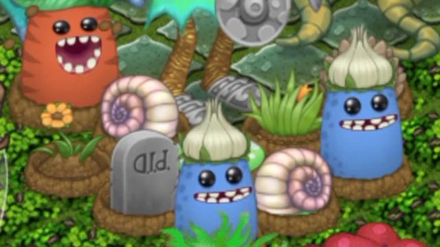 Дипстеры на острове растений