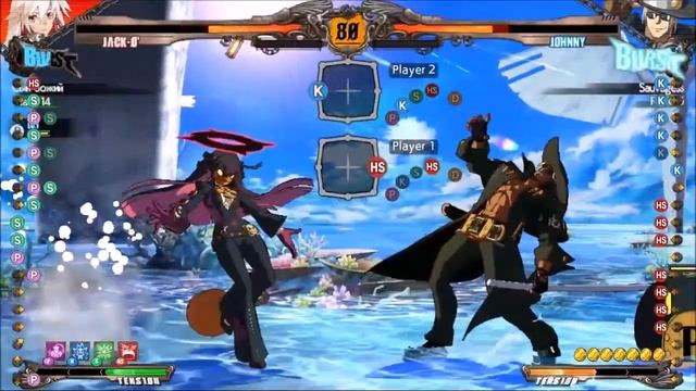 Guilty Gear Xrd - Сын божий (Jack O) Vs Sauvagess (Johnny)