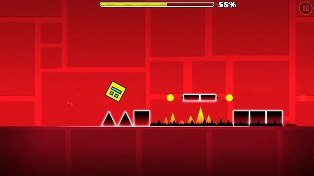 ПРОХОЖДЕНИЕ 1 УРОВНЯ В GEOMETRY DASH!