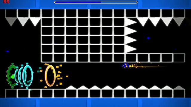 GeometryDash Мой первый созданный уровень/My First Level