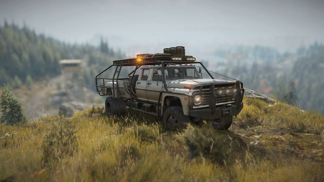 Грязь, ооочень много грязи. Покатушки на харде | Snowrunner