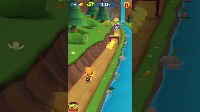 Мой говорящий Том бег за золотом.Часть 1