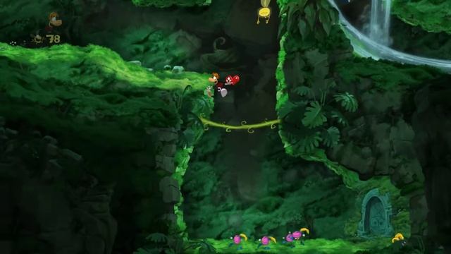 Прохождение Rayman Origins Глава 1 # 3 : Плыви по течению