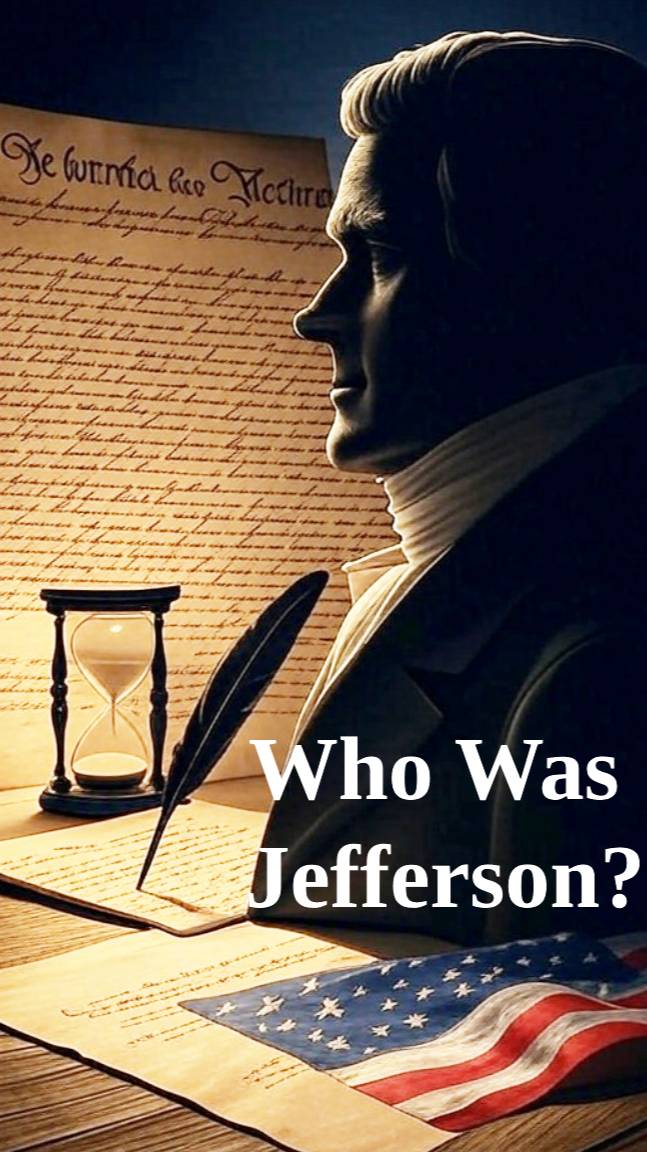 Thomas Jefferson’s Life In 60 Seconds | Founding Fathers #Shorts